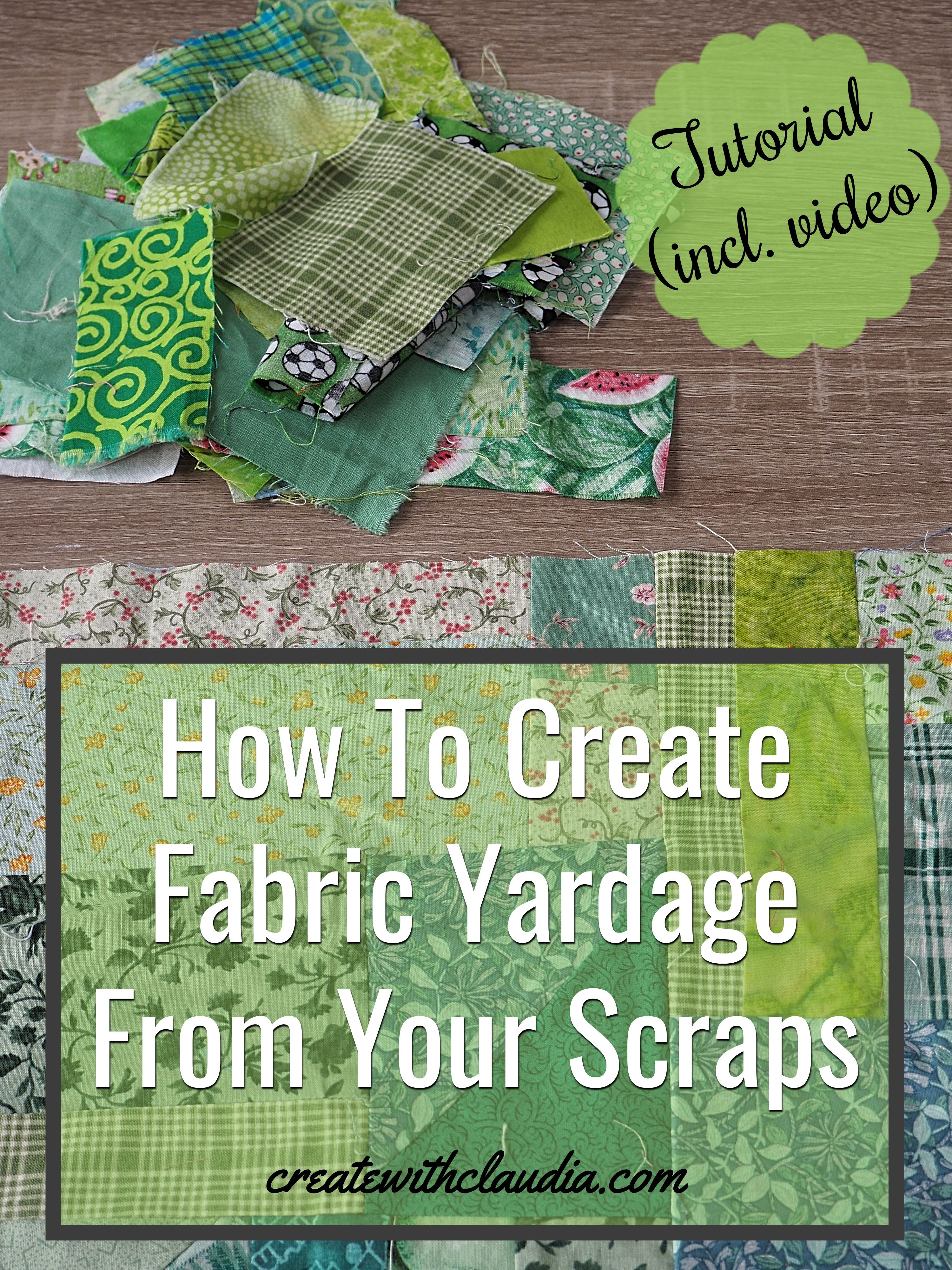 Scrap Fabric Craft Tutorials