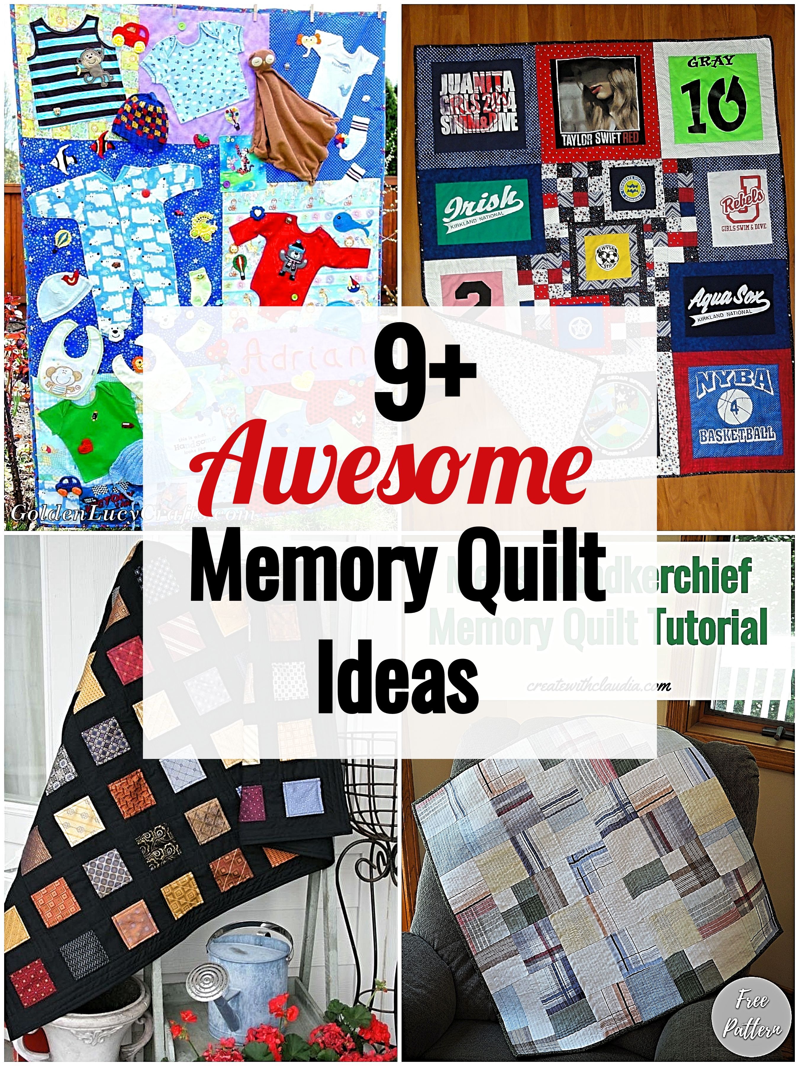 free patterns memory quilt