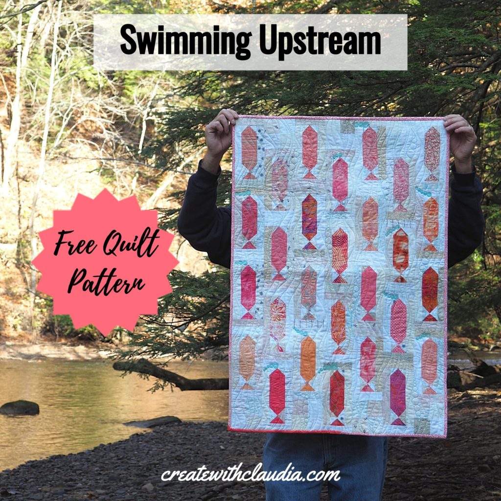 Swimming Upstream Quilt Pattern - Free Pattern