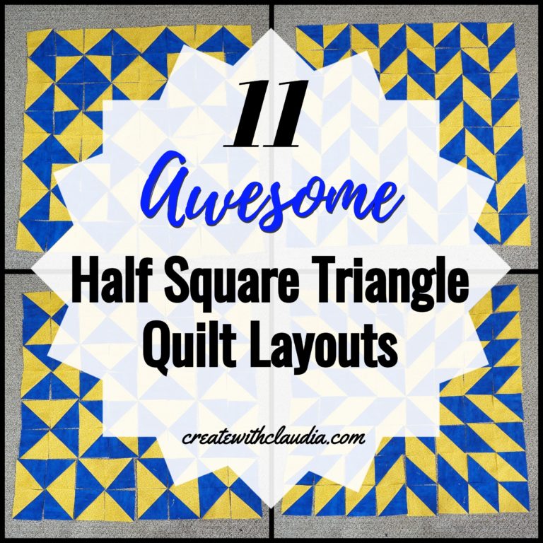 More Half Square Triangle Patterns - Create with Claudia