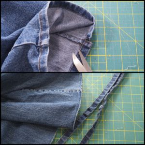 How to Take Apart Jeans for use in Quilts and Crafts - Create with Claudia