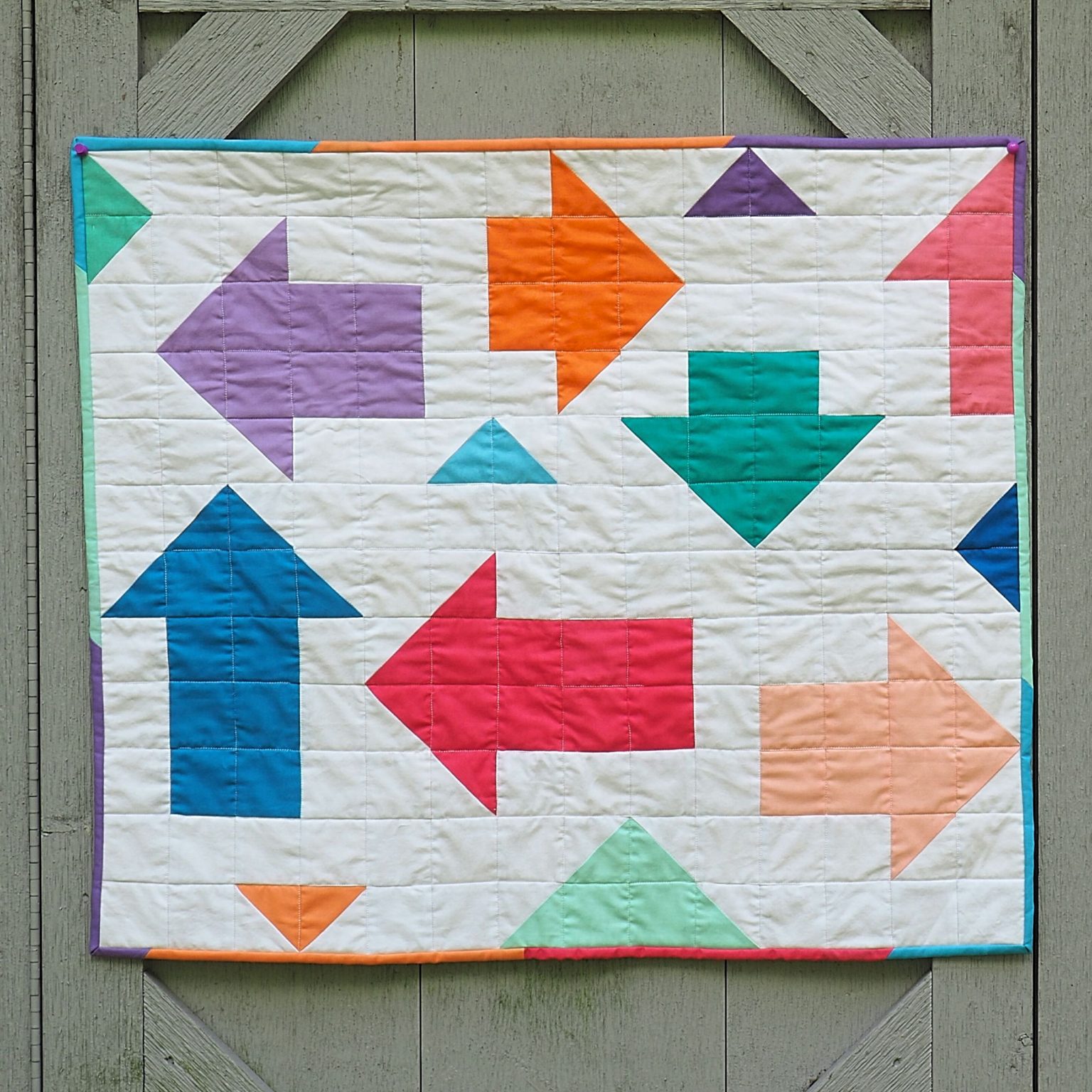 Free Modern Wall Quilt Pattern Create with Claudia