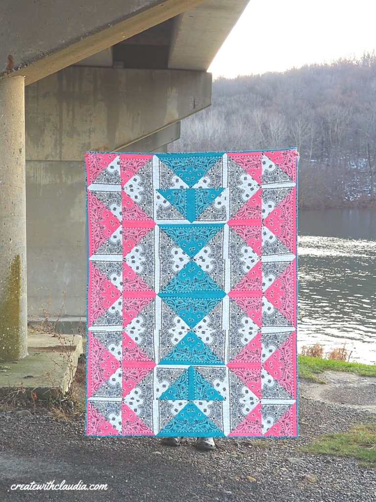 How to make a bandana quilt