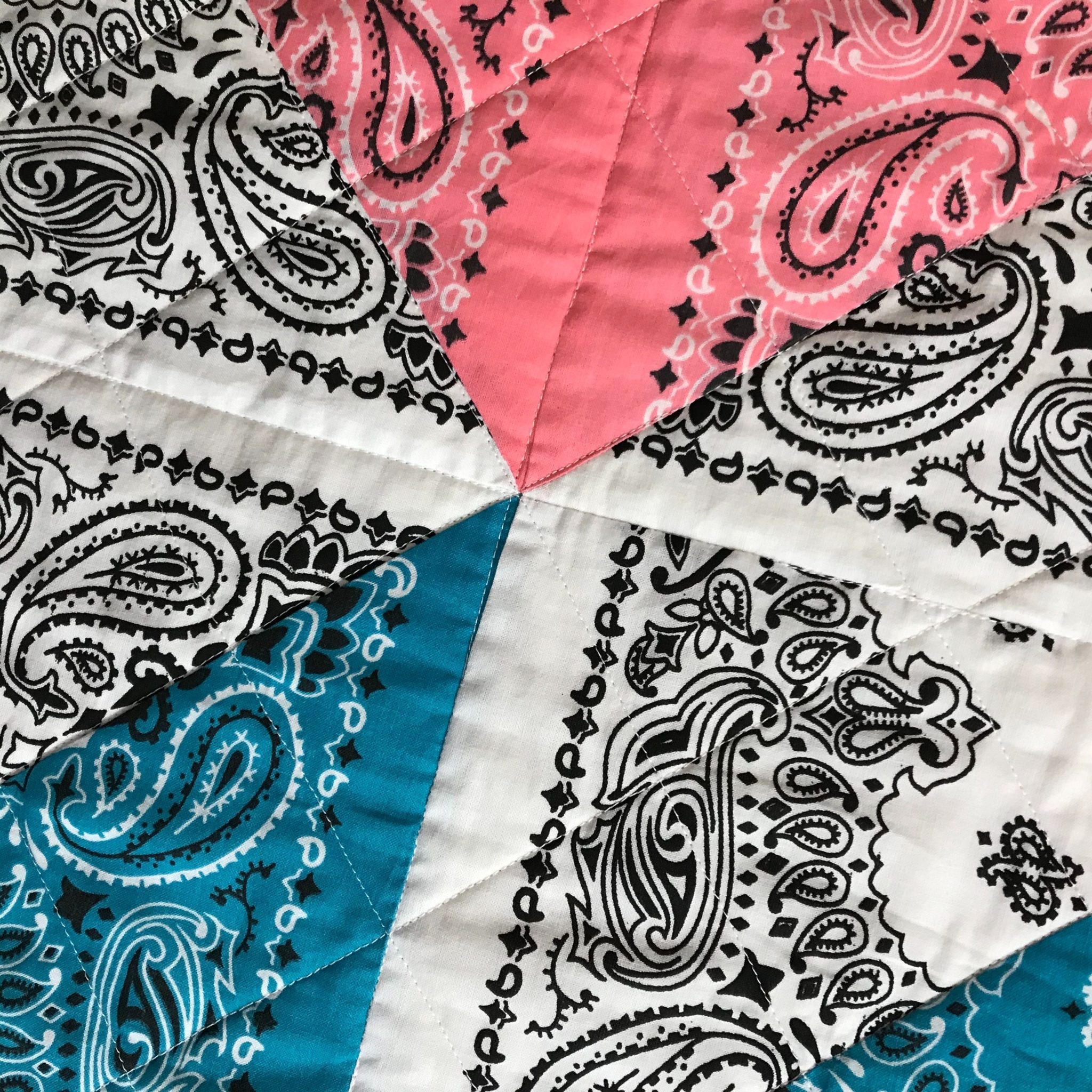 Free Bandana Chain Quilt Pattern