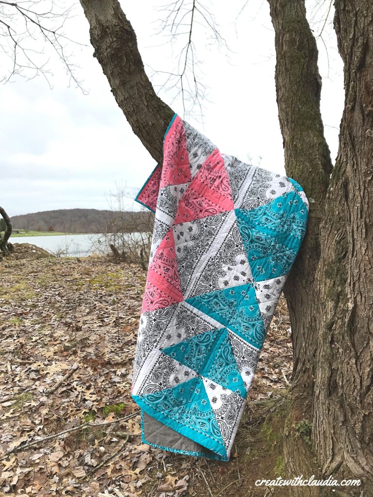 How to make a bandana quilt