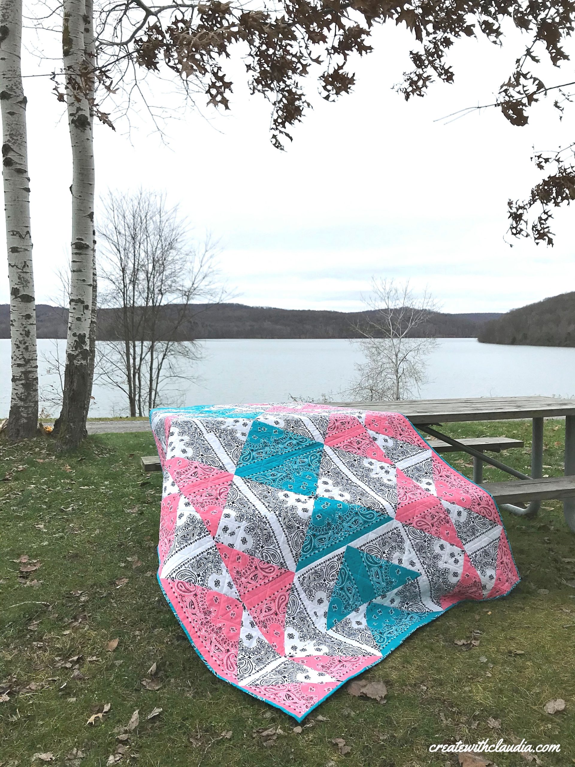 How to Make a Bandana Quilt Create with Claudia