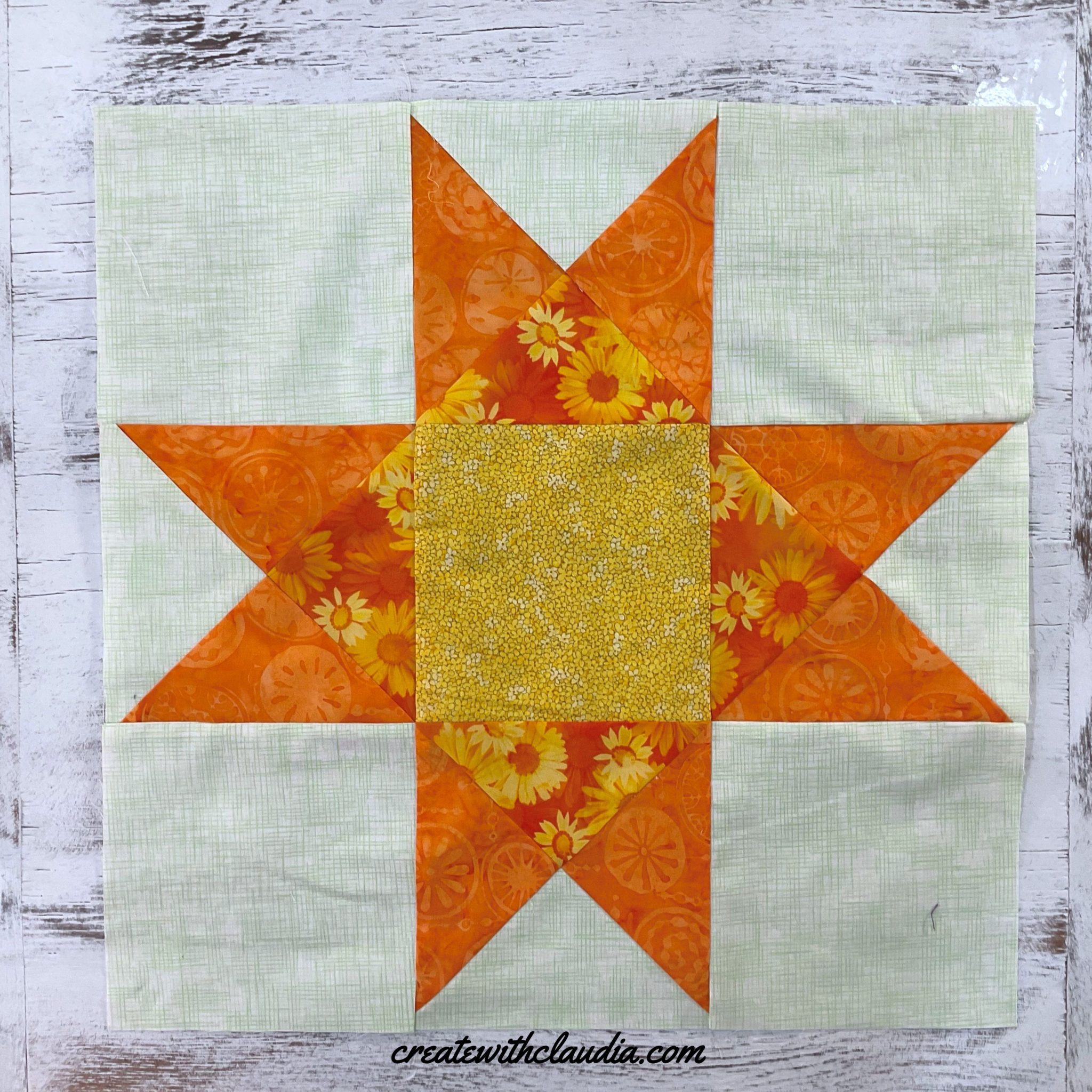 Ohio Star Quilt Block Pattern Free