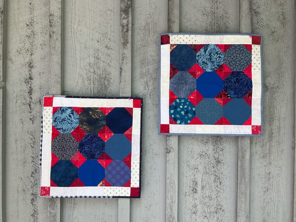 Patriotic Snowball Table Topper Pattern