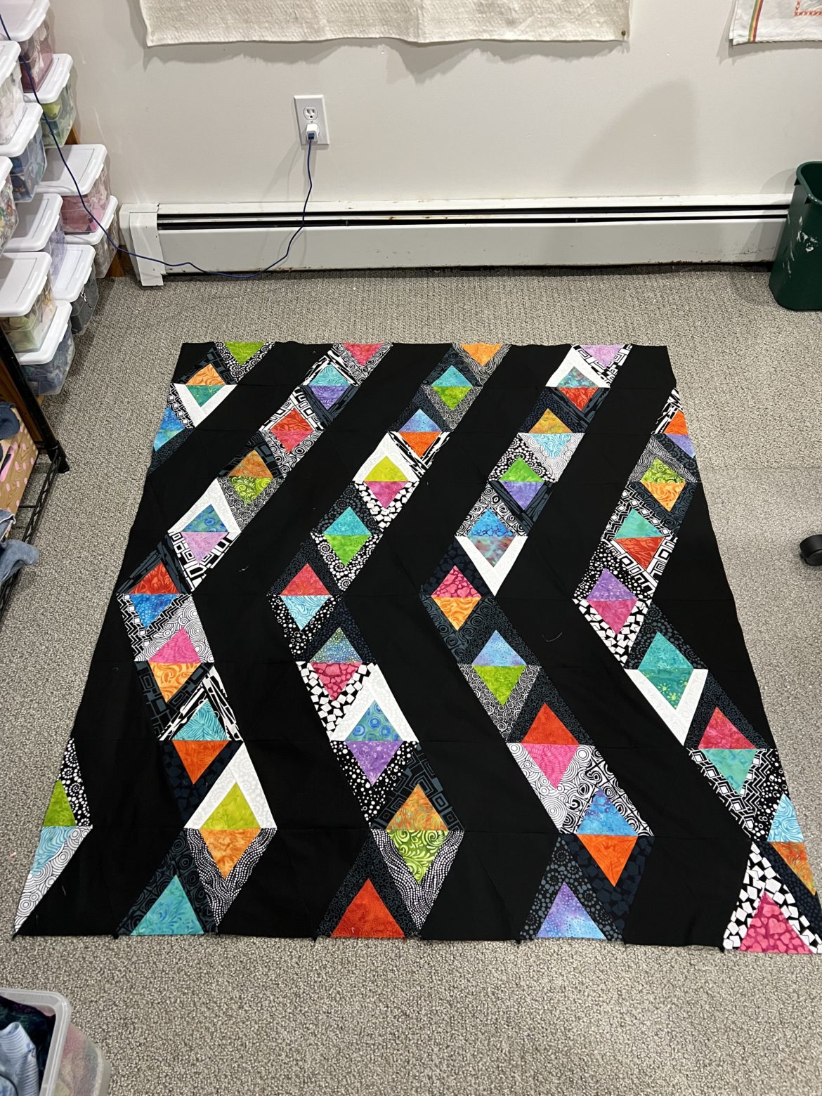 Triangle Tricks Quilting with Island Batik - Create with Claudia